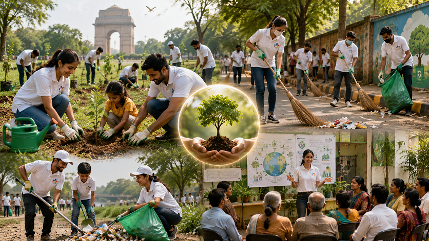 Delhi Eco-Sanitation & Plantation Campaign